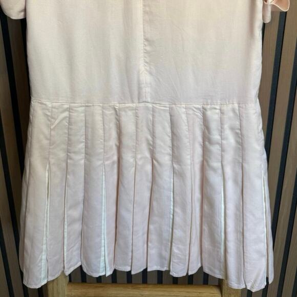 Tuckernuck NWT Ballet Pleated Liza Dress Mini Feminine Light Pink Size Medium - Picture 10 of 14